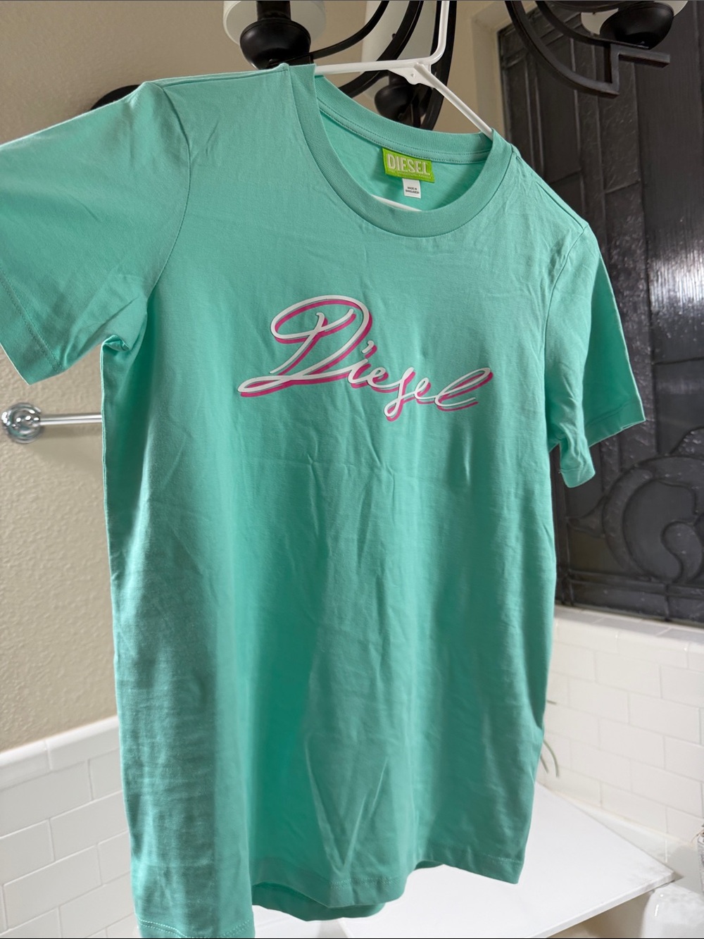 Diesel T shirt in Bottle Green. NEW with tags . Small